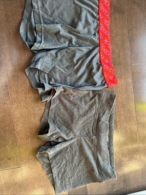 1 Reebok Grey Short + 1 Garage Grey Short